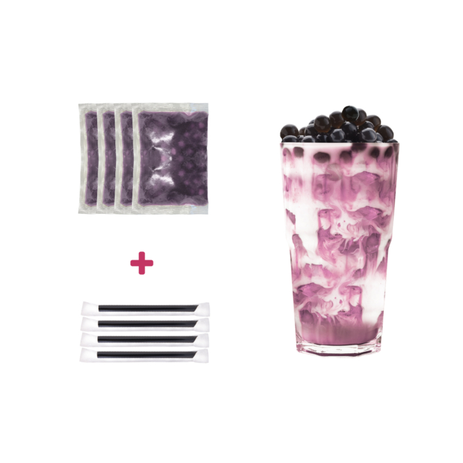 Instant Boba Pack - TARO (4 Servings) - Image 3