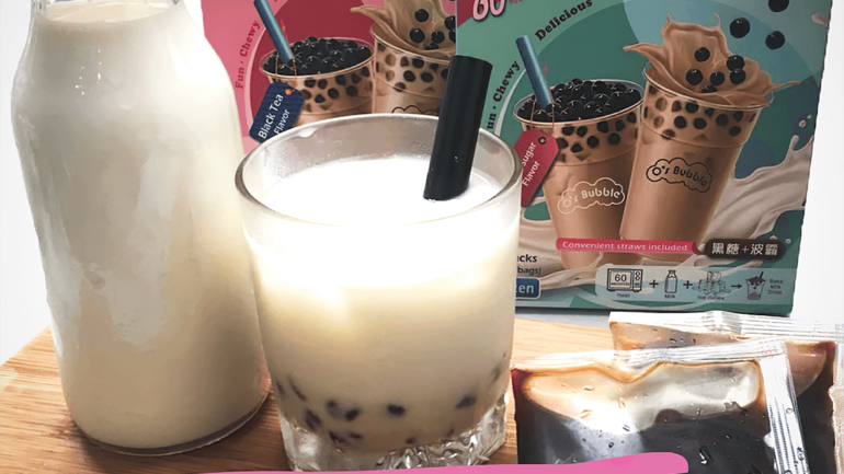 O’s Bubble Instant Boba Pack is selling in all major US supermarkets now!