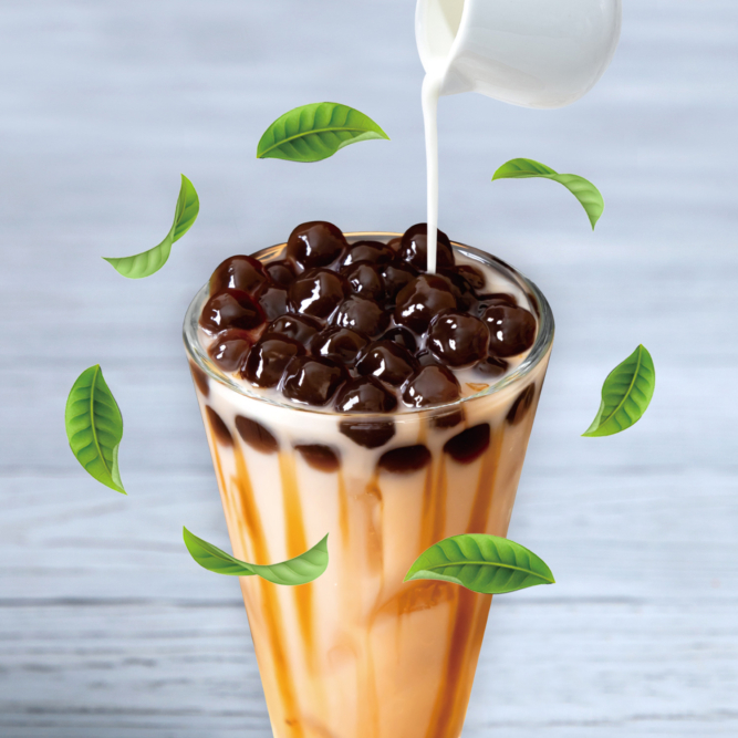 Instant Bubble Tea Kit - BLACK TEA (5 Servings) - Image 4