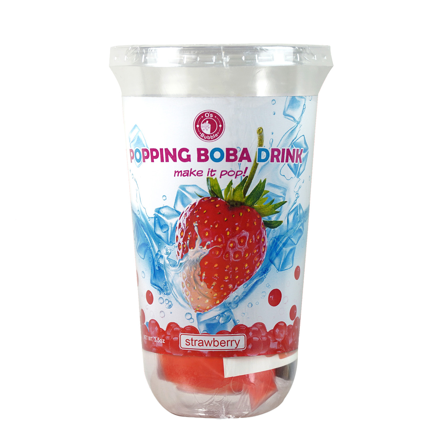 Bubble Tea Kit Gift Set Popping Boba, Bubble Tea Powder, Cups and