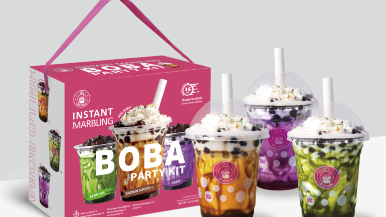 International Food Giant Orbitel Releases Its Instant Marbling Boba Kit, Giving Boba Fans a Quick Way to Get Their Fix At Home